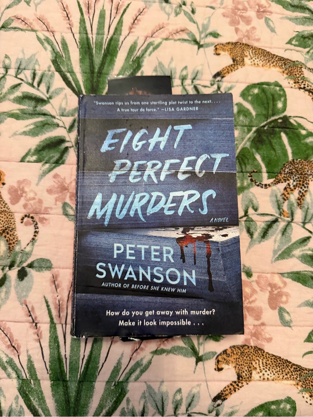 Eight Perfect Murders by Peter Swanson - Blue Paperback
